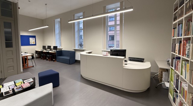 Bibliotēkas lasītava K. Valdemāra ielā